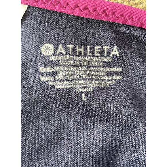Athleta Swim One Piece Swimsuit Strappy Back Color Block Swimwear - Picture 7 of 8